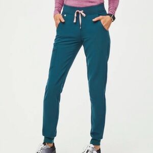*NEW* FIGS Zamora Jogger Scrub Pants XS in Caribbean Blue